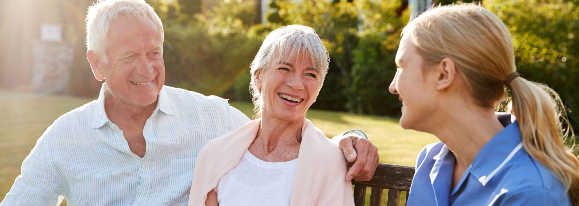 Seniors enjoying activities in assisted living community